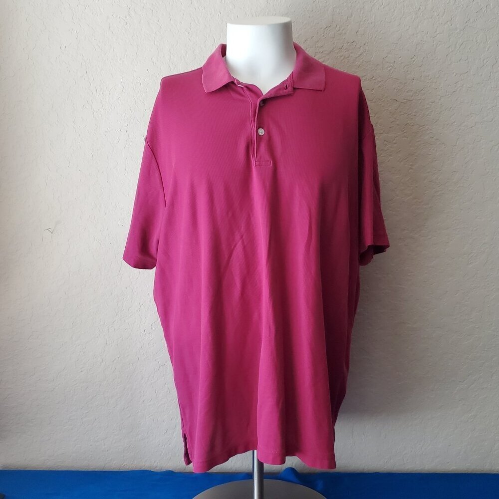 Daniel Cremieux Signature Magenta Golf Polo Shirt XXL